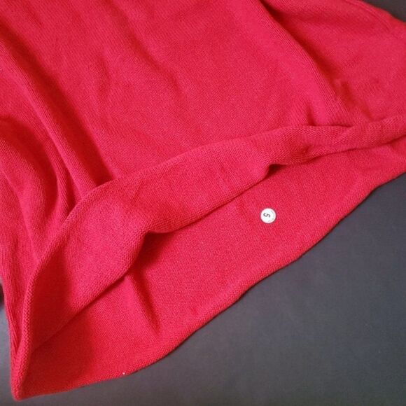Coldwater creek red knit sweater - Picture 7 of 9